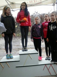 Podium poussines